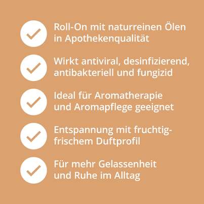 Sie sehen eine Packung Roll-On „Ruhe & Entspannung“, Produktbild: 05 Roll-On „Ruhe & Entspannung“, A-Nr.: 5713302 - 05