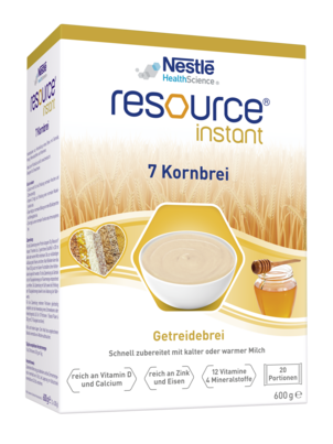 Sie sehen eine Packung Resource® Instant 7 Kornbrei, Produktbild: 01 Resource® Instant 7 Kornbrei, A-Nr.: 2646999 - 01