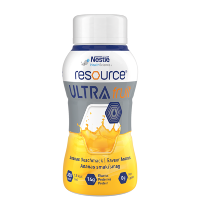 Sie sehen eine Packung Resource® Ultra Fruit, Produktbild: 01 Resource® Ultra Fruit, A-Nr.: 5422591 - 01