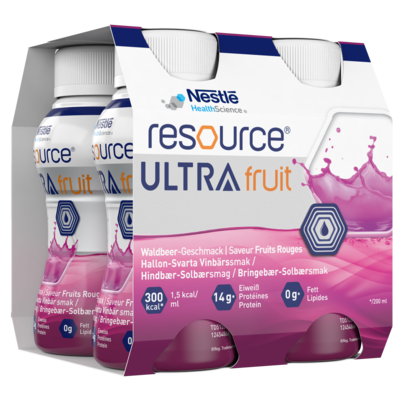 Sie sehen eine Packung Resource® Ultra Fruit, Produktbild: 02 Resource® Ultra Fruit, A-Nr.: 5422680 - 02