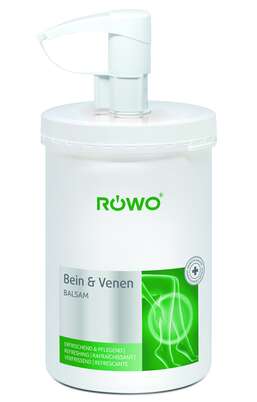 Sie sehen eine Packung RÖWO® Bein & Venen Balsam, Produktbild: 01 RÖWO® Bein & Venen Balsam, A-Nr.: 4031411 - 01