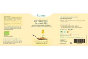 Floramed Bio-Reiskleieöl-Sesamöl-Mix DE-ÖKO-003, A-Nr.: 4389986 - 01