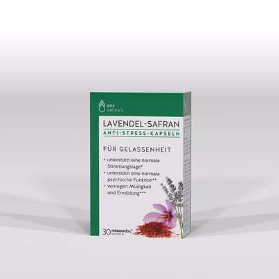 doc nature’s LAVENDEL-SAFRAN ANTI-STRESS KAPSELN, A-Nr.: 4604545 - 02