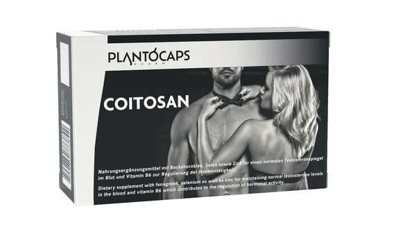 Sie sehen eine Packung plantoCAPS COITOSAN Kapseln, Produktbild: 02 plantoCAPS COITOSAN Kapseln, A-Nr.: 4828842 - 02