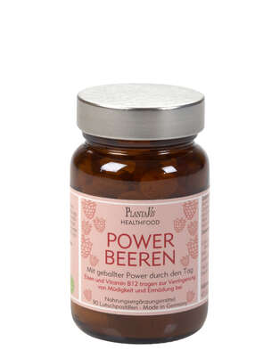 Sie sehen eine Packung PowerBeeren B12+Koffein klein, Produktbild: 01 PowerBeeren B12+Koffein klein, A-Nr.: 5663171 - 01