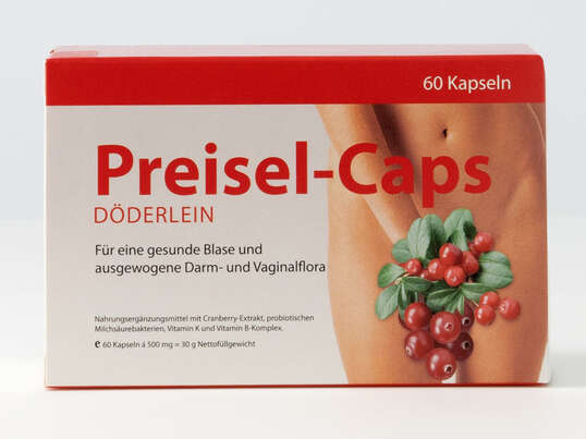 Sie sehen eine Packung PREISEL-CAPS DOEDERLEIN 60 Kapseln, Produktbild: 01 PREISEL-CAPS DOEDERLEIN 60 Kapseln, A-Nr.: 3878708 - 01