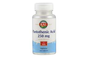 Supplementa Pantothensäure (Vitamin B5) 250 mg Tabletten, A-Nr.: 5396184 - 01
