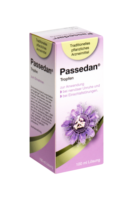 Sie sehen eine Packung Passedan®-Tropfen, Produktbild: 01 Passedan®-Tropfen, A-Nr.: 3912084 - 01