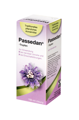 Sie sehen eine Packung Passedan®-Tropfen, Produktbild: 02 Passedan®-Tropfen, A-Nr.: 3912084 - 02