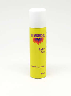 Sie sehen eine Packung Perskindol Aktiv Spray, Produktbild: 04 Perskindol Aktiv Spray, A-Nr.: 1574200 - 04