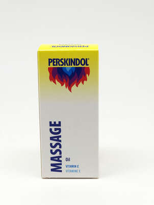 Sie sehen eine Packung Perskindol Massage Öl, Produktbild: 03 Perskindol Massage Öl, A-Nr.: 2058268 - 03