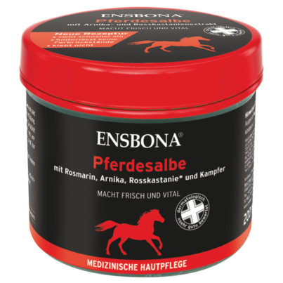 Sie sehen eine Packung Ensbona Pferdesalbe, Produktbild: 01 Ensbona Pferdesalbe, A-Nr.: 3035967 - 01