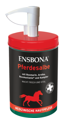 Sie sehen eine Packung Ensbona® Pferdesalbe, Produktbild: 01 Ensbona® Pferdesalbe, A-Nr.: 3035996 - 01