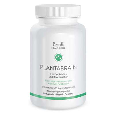 Sie sehen eine Packung PlantaBrain Kapseln, Produktbild: 02 PlantaBrain Kapseln, A-Nr.: 4488820 - 02
