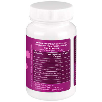 BjökoVit OPC Traubenkern Kapseln vegan, A-Nr.: 5174621 - 03