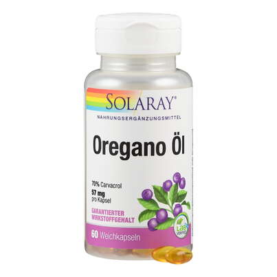 Supplementa Oregano Öl 70% Carvacrol Weichkapseln Solaray, A-Nr.: 5597801 - 03
