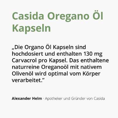 Sie sehen eine Packung Hochdosierte Oregano Öl Kapseln, Produktbild: 04 Hochdosierte Oregano Öl Kapseln, A-Nr.: 5679321 - 04
