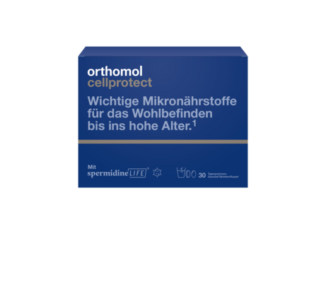 Sie sehen eine Packung Orthomol Cellprotect, Produktbild: 01 Orthomol Cellprotect, A-Nr.: 5740693 - 01