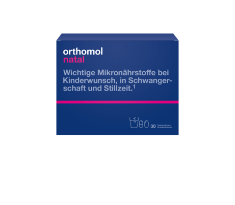 Sie sehen eine Packung Orthomol Natal Gran/Kps, Produktbild: 01 Orthomol Natal Gran/Kps, A-Nr.: 2949228 - 01