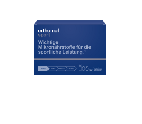 Sie sehen eine Packung Orthomol Sport Trinkfl, Produktbild: 01 Orthomol Sport Trinkfl, A-Nr.: 2863969 - 01