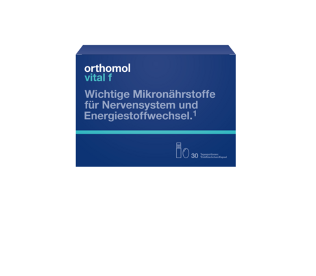 Sie sehen eine Packung Orthomol Vital F Trinkfl, Produktbild: 01 Orthomol Vital F Trinkfl, A-Nr.: 3896244 - 01