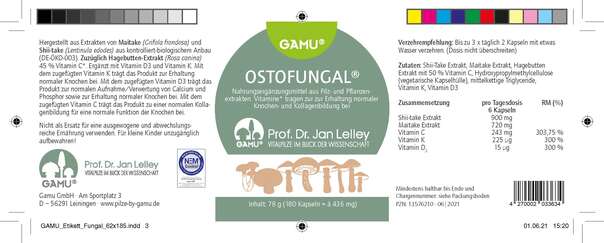 Gamu OstoFungal Kapseln, A-Nr.: 5600319 - 03