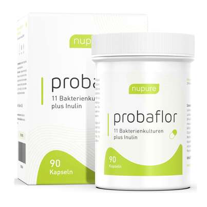 Sie sehen eine Packung Nupure probaflor Probiotika zur Darmsanierung, Produktbild: 03 Nupure probaflor Probiotika zur Darmsanierung, A-Nr.: 5778974 - 03