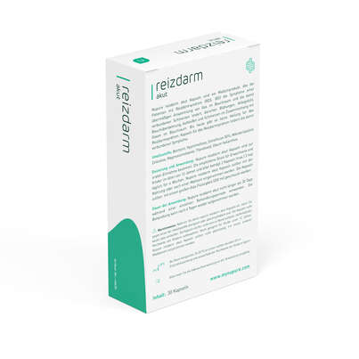 Sie sehen eine Packung Nupure reizdarm akut bei Blähungen Bauchschmerzen, Produktbild: 02 Nupure reizdarm akut bei Blähungen Bauchschmerzen, A-Nr.: 5779040 - 02