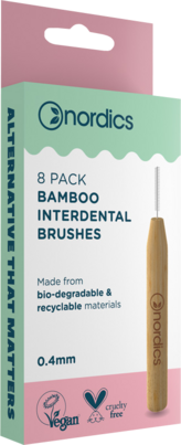 Sie sehen eine Packung Nordics Interdental Zahnbürste Öko Bambus, Produktbild: 02 Nordics Interdental Zahnbürste Öko Bambus, A-Nr.: 5339329 - 02