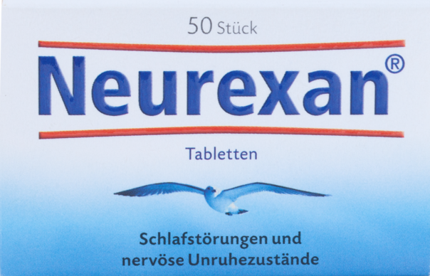 Sie sehen eine Packung Neurexan® Tabletten, Produktbild: 03 Neurexan® Tabletten, A-Nr.: 4231601 - 03