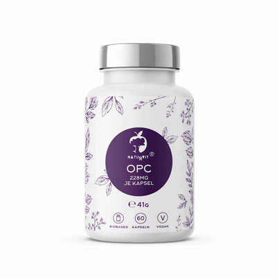 Sie sehen eine Packung Naturvit® OPC 228 mg, Produktbild: 01 Naturvit® OPC 228 mg, A-Nr.: 5666554 - 01