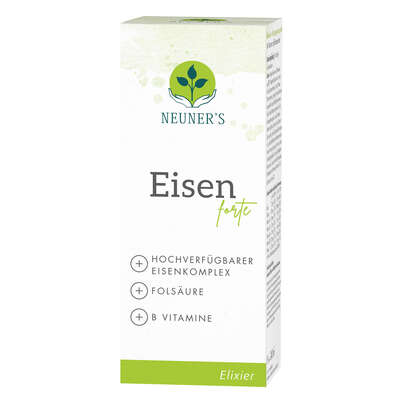 Sie sehen eine Packung Eisen forte Elixier, Produktbild: 01 Eisen forte Elixier, A-Nr.: 3207641 - 01