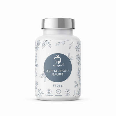Sie sehen eine Packung Naturvit® Alphaliponsäure, Produktbild: 01 Naturvit® Alphaliponsäure, A-Nr.: 5667306 - 01