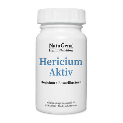 Sie sehen eine Packung HericiumAktiv Kapseln, Produktbild: 01 HericiumAktiv Kapseln, A-Nr.: 5699223 - 01