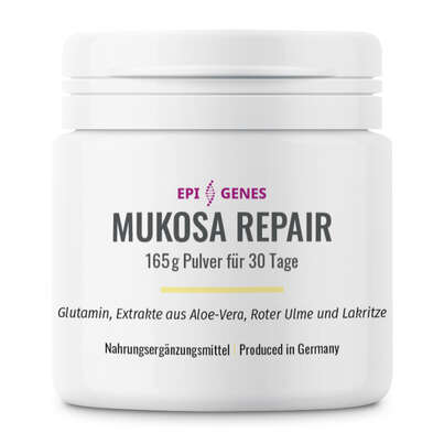 Sie sehen eine Packung NatuGena Mukosa Repair Pulver, Produktbild: 01 NatuGena Mukosa Repair Pulver, A-Nr.: 5699358 - 01