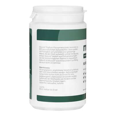 Mucura® Flohsamenschalen Kapseln, A-Nr.: 5717122 - 02