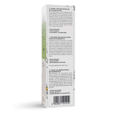 Sie sehen eine Packung Arlberger Murmelin Sport- und Gelenkssalbe 60ml, Produktbild: 03 Arlberger Murmelin Sport- und Gelenkssalbe 60ml, A-Nr.: 0589151 - 03