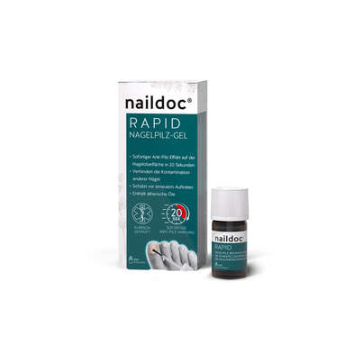 Sie sehen eine Packung naildoc® RAPID Nagelpilz Behandlungs-Gel, Produktbild: 03 naildoc® RAPID Nagelpilz Behandlungs-Gel, A-Nr.: 4842931 - 03