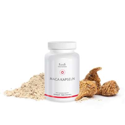 Sie sehen eine Packung Maca Kapseln, Produktbild: 01 Maca Kapseln, A-Nr.: 4488903 - 01