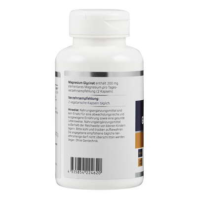 Supplementa Magnesium Glycinat 100 mg Kapseln, A-Nr.: 5596635 - 03