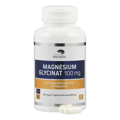 Supplementa Magnesium Glycinat 100 mg Kapseln, A-Nr.: 5596635 - 04