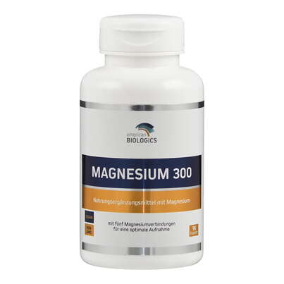 Sie sehen eine Packung Magnesium 300 mg Kapseln, Produktbild: 01 Magnesium 300 mg Kapseln, A-Nr.: 5638368 - 01