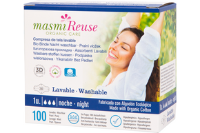 Bio Binde Ultra Nacht Masmi Reuse - Waschbar, A-Nr.: 5588311 - 01