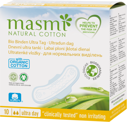 Masmi Organic Care - Bio Monatsbinden Ultra Tag, A-Nr.: 4368783 - 01
