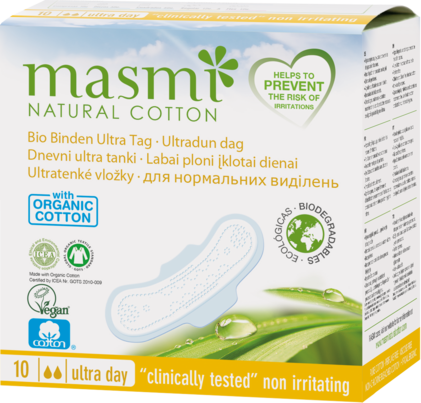 Masmi Organic Care - Bio Monatsbinden Ultra Tag, A-Nr.: 4368783 - 02