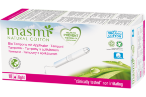 Masmi Organic Care - Bio Tampons Light / Mini mit Applikator, A-Nr.: 4531183 - 01
