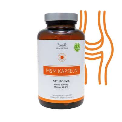 Sie sehen eine Packung MSM Kapseln, Produktbild: 03 MSM Kapseln, A-Nr.: 5779241 - 03