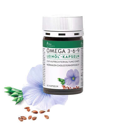 doc nature‘s OMEGA 3-6-9 Leinöl*-Kapseln, A-Nr.: 5405799 - 03