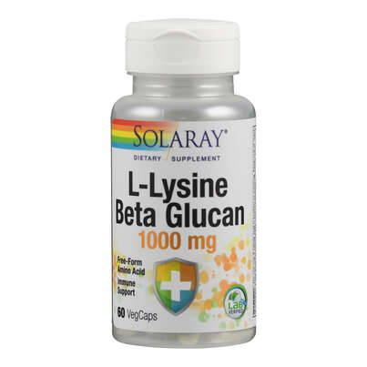 Supplementa L-Lysin, Beta Glucan &amp; Olivenblätter Kapseln, A-Nr.: 5574071 - 01