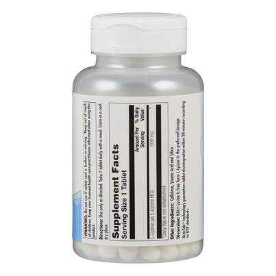 Supplementa L-Lysin 500mg Tabletten, A-Nr.: 5395345 - 02